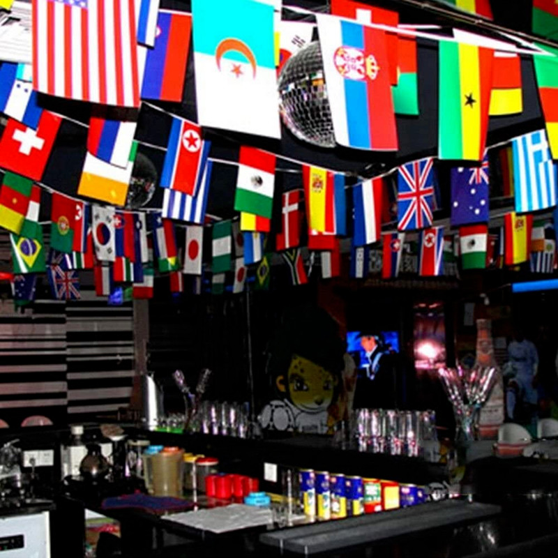 International World 100 Countries String Flag Assorted Hanging Flag Banners 82FT gallery