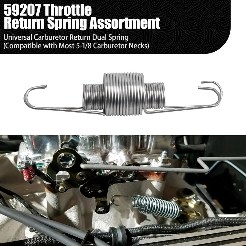 Throttle Return Spring Assortment, Universal Carburetor Return Dual Spring (Comp gallery