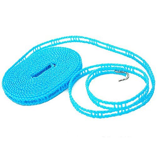 2 PCS Clotheslines 16.4ft Portable Windproof Clothesline for Outdoor Indoor Home gallery
