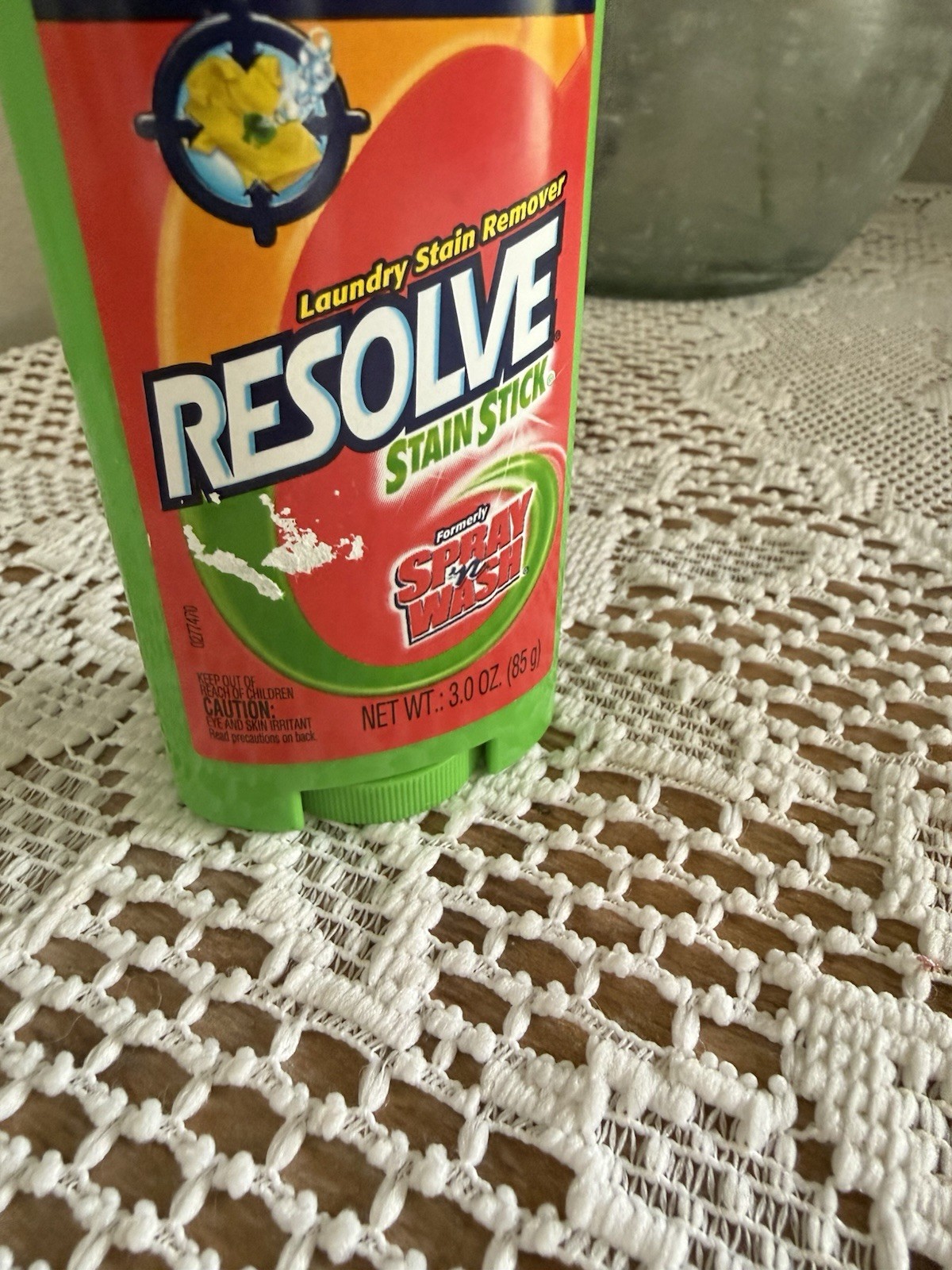 Spray 'n Wash Resolve Laundry Pre-Treater Stain Stick Laundry Stain Remover 3oz gallery
