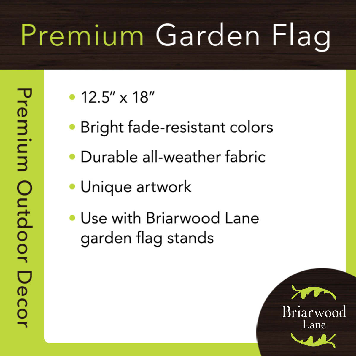 Briarwood Lane Fall Primitive Thanksgiving Garden Flag 12x18 gallery