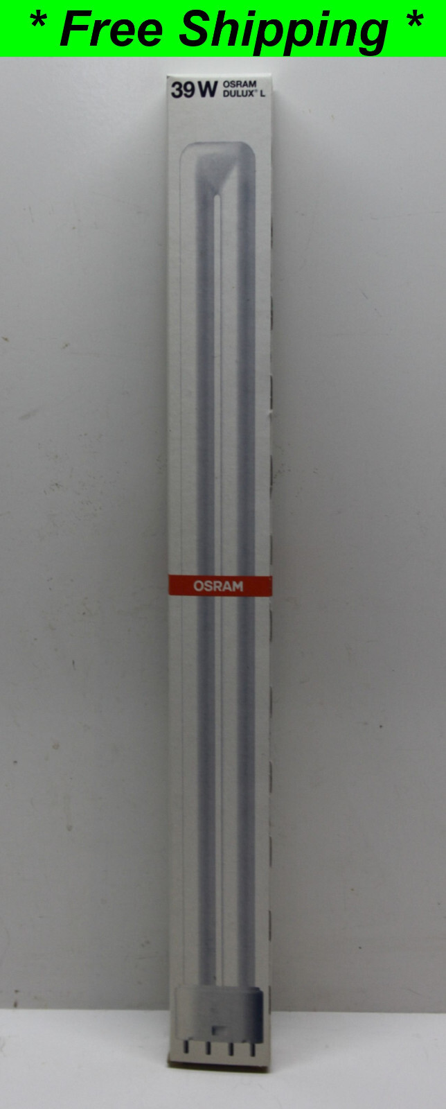 ⭐ Genuine OSRAM SYLVANIA CFL Bulb DULUX L 39W/3500k - 4-Pin 2G11 DL017 2-tube gallery