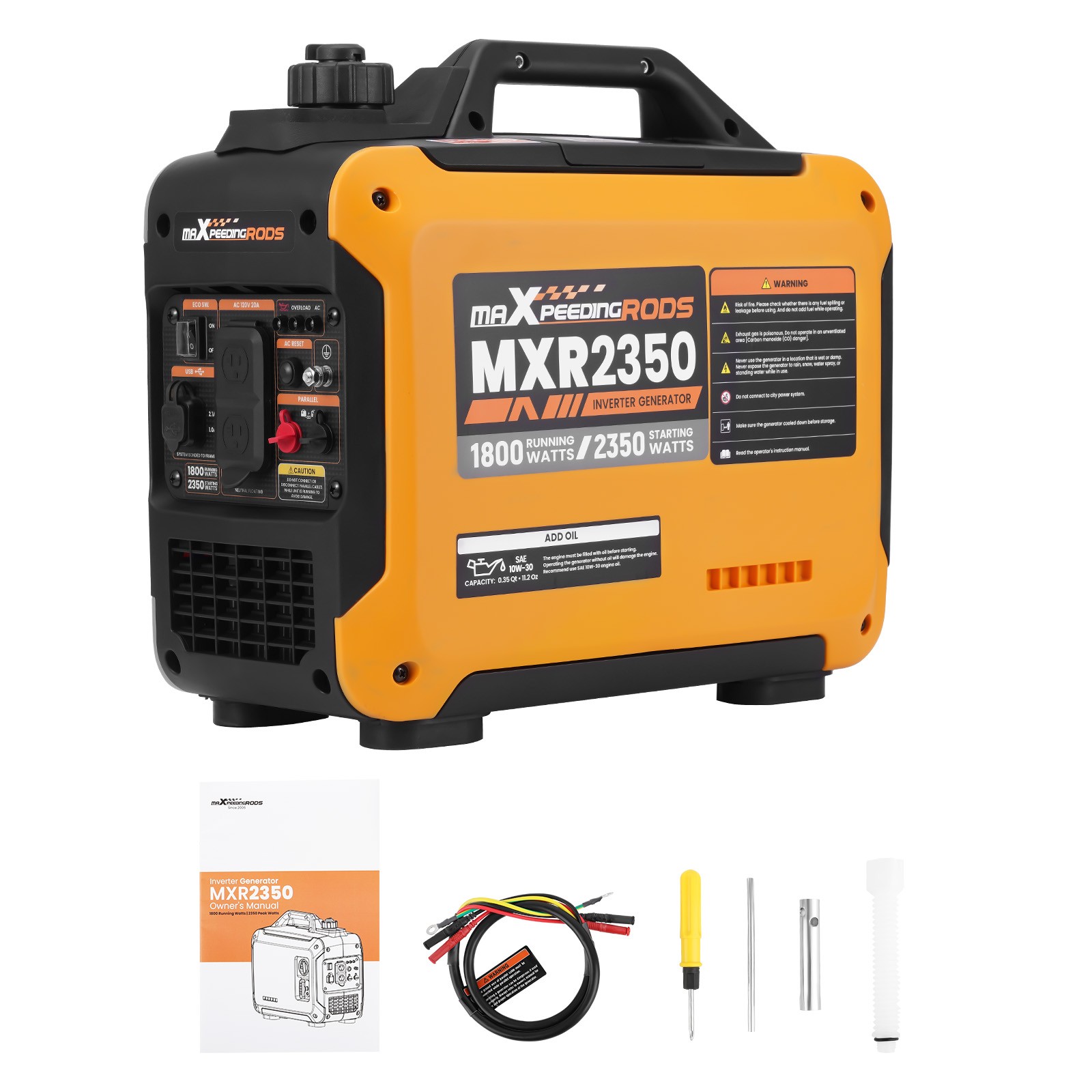 2KW Portable Inverter Gasoline Generator Outdoor Quiet Generator Eco Parallel gallery