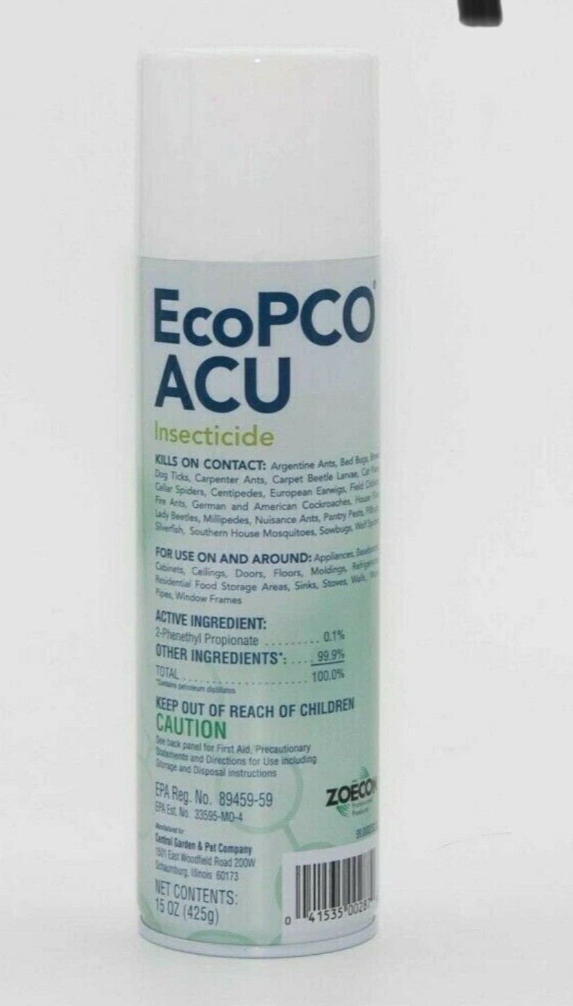 EcoPCO ACU Contact Insecticide Bed Bugs Ants Fleas Ticks 15oz by Zoecon gallery