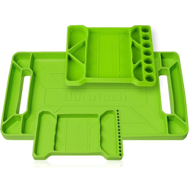 DURATECH 3-pack Flexible Tool Tray Silicone Tool Holder for Mechanics Storage gallery