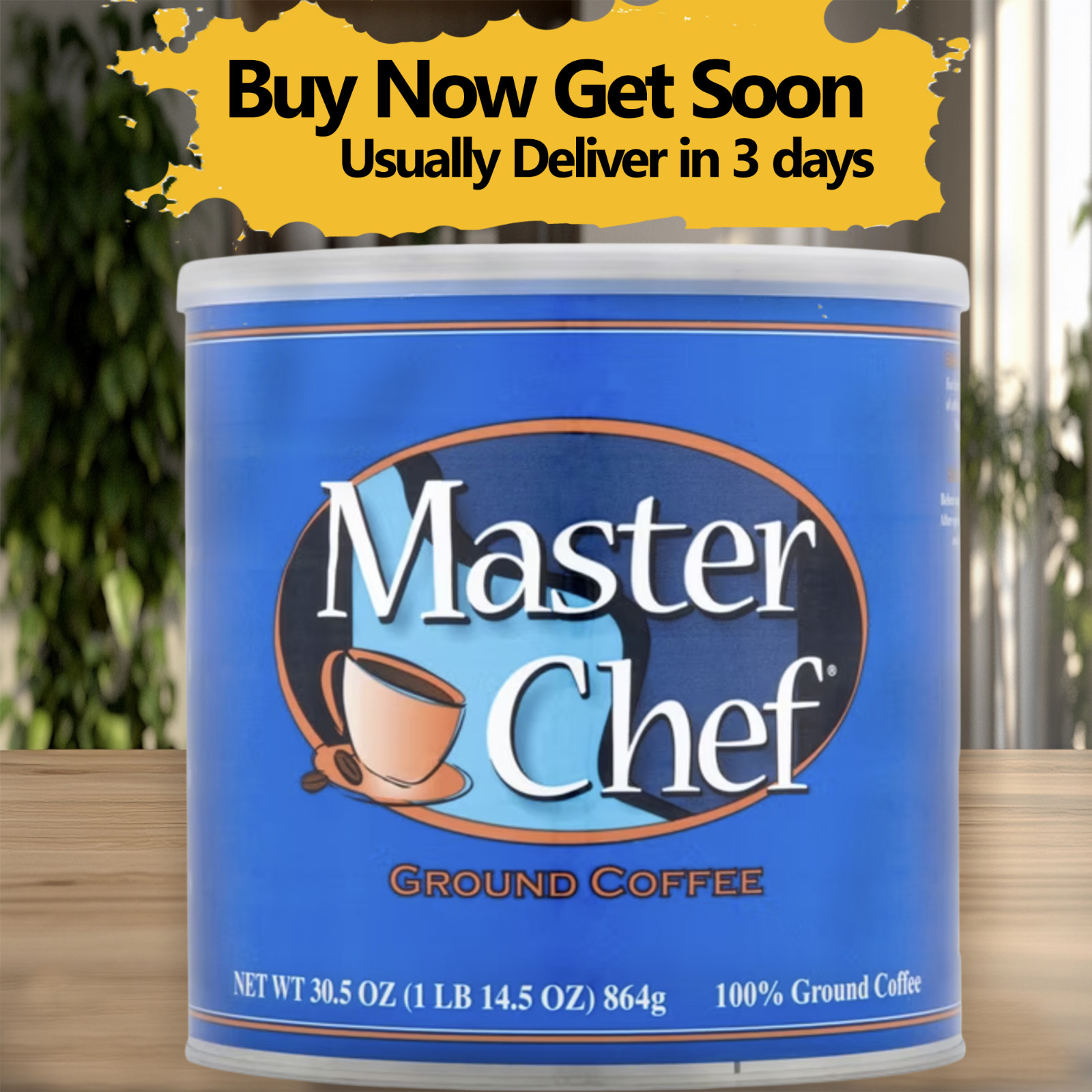 Master Chef Ground Coffee 30.5oz Rich Smooth Daily Brew gallery