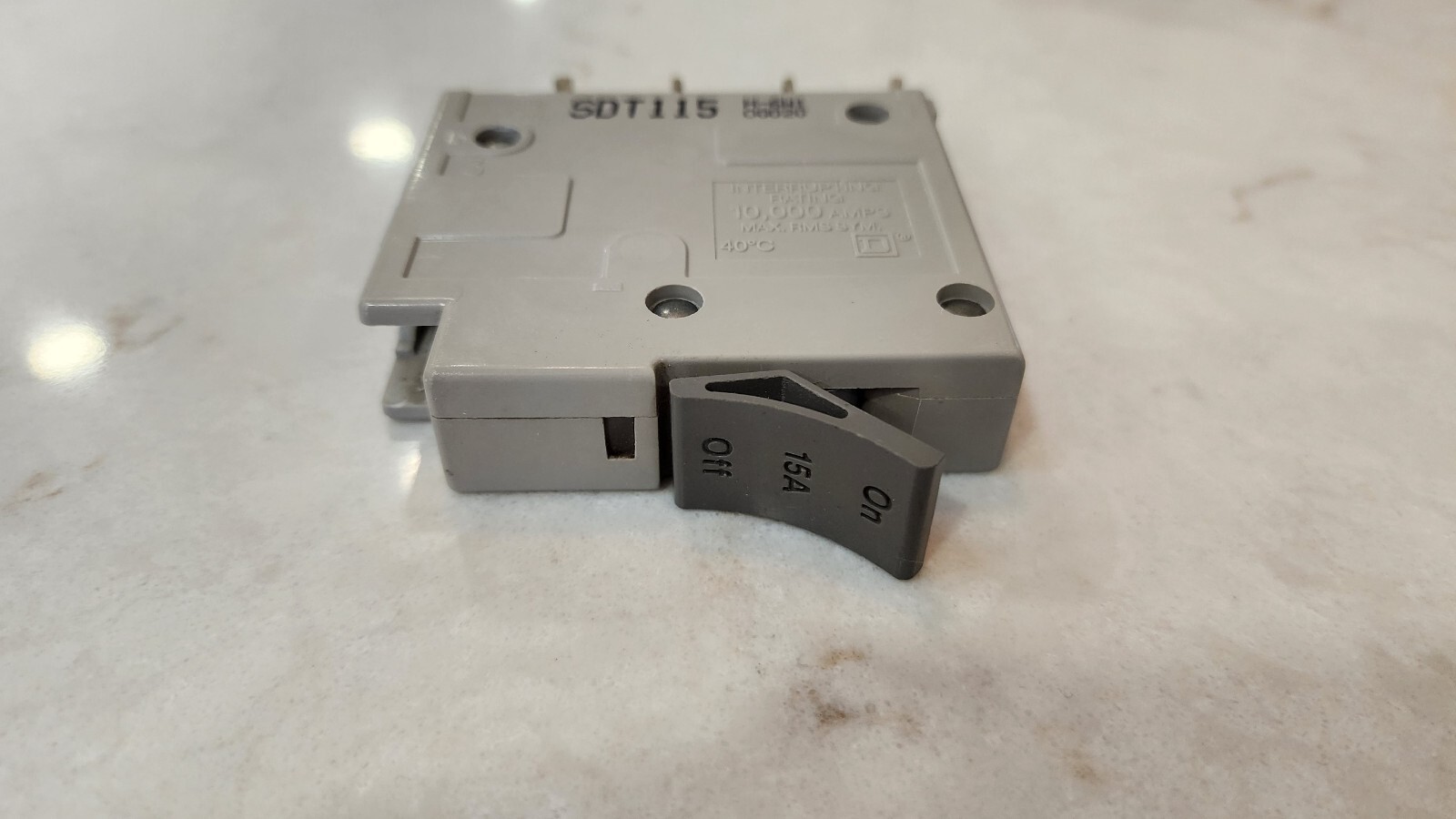 Square D Trilliant SDT115 Plug On Circuit Breaker 15A 1P 120V Type SDT 15 Amp gallery