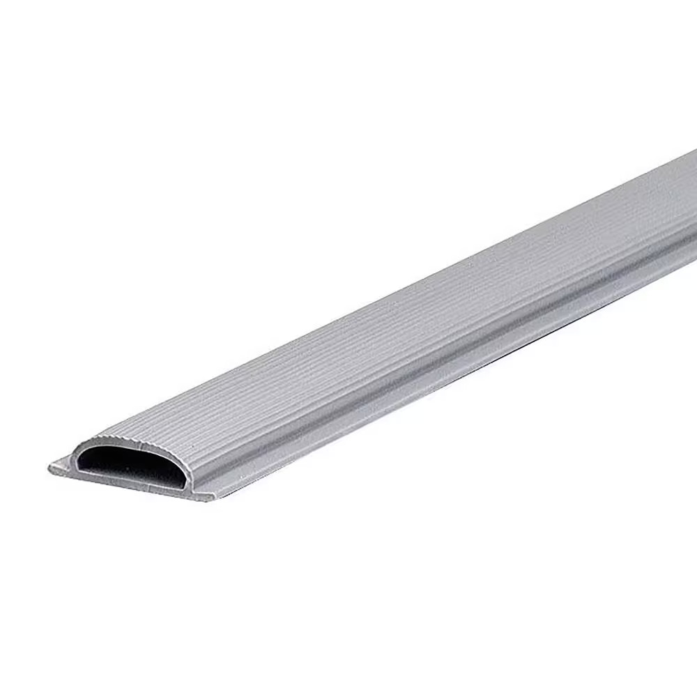 Gray Vinyl Replacement Insert for Threshold, 1-1/4 in. W x 3/4 in. H x 36 in. L