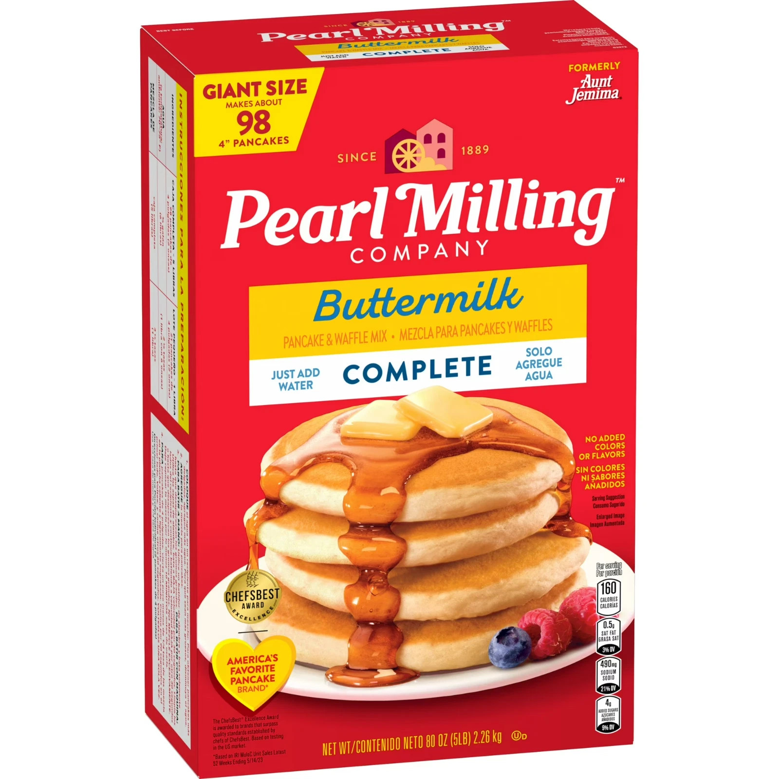 Pearl Milling Company Complete Buttermilk Pancake Mix Buttermilk, 80oz (Packagin gallery