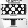 Fiwochic Steel Mailbox Bracket for 2-3/8" Round Post Mailbox Post Mount Brack... gallery