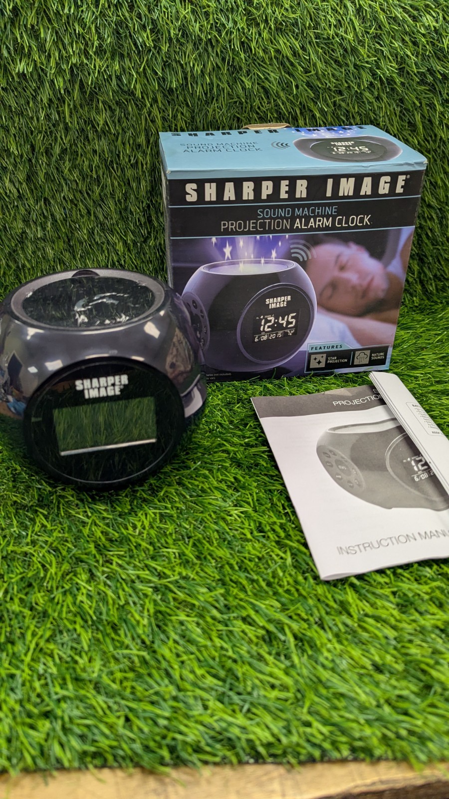 Sharper Image Sound Machine Star Projection Alarm Clock Tested Works gallery