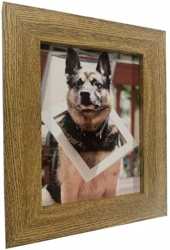 US Art Frames 1.25" Light Oak Flat MDF Wood Composite Picture Poster Frame S-B gallery