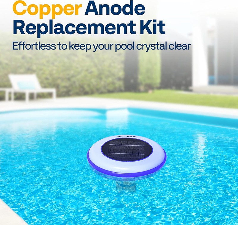 Solar Copper Anode 2 Pack Replacement Kit Fit Most Solar Pool Ionizer Models gallery