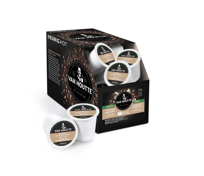 Van Houtte Decaf Vanilla Hazelnut Coffee 24 to 144 Keurig K cups Pick Any Size gallery