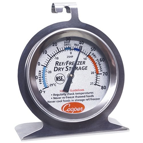 Cooper-Atkins 25HP-01-1 Refrigerator, Freezer, Dry Storage Thermometer, 0°F to gallery