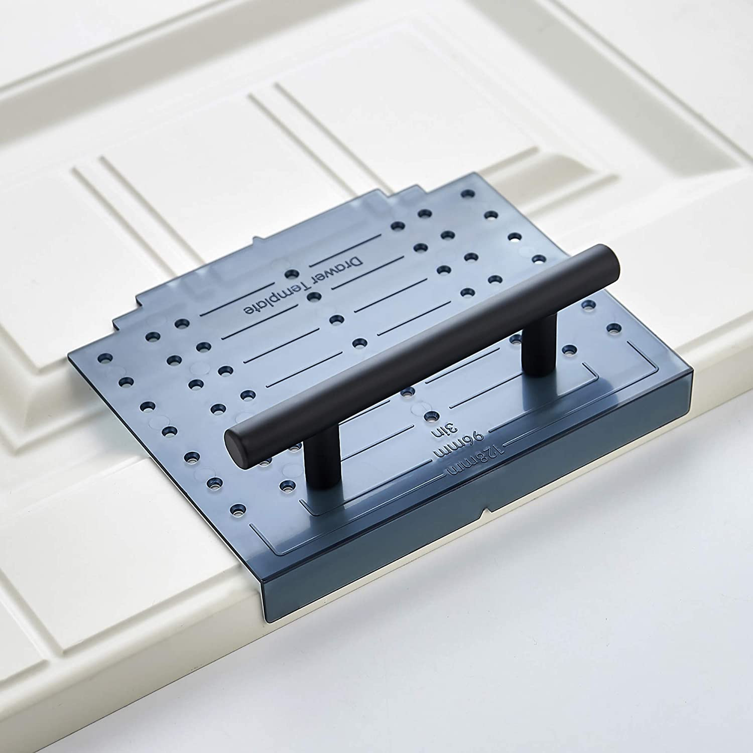 Cabinet Door & Drawer Hardware Installation Template Kit with Drill Bit gallery
