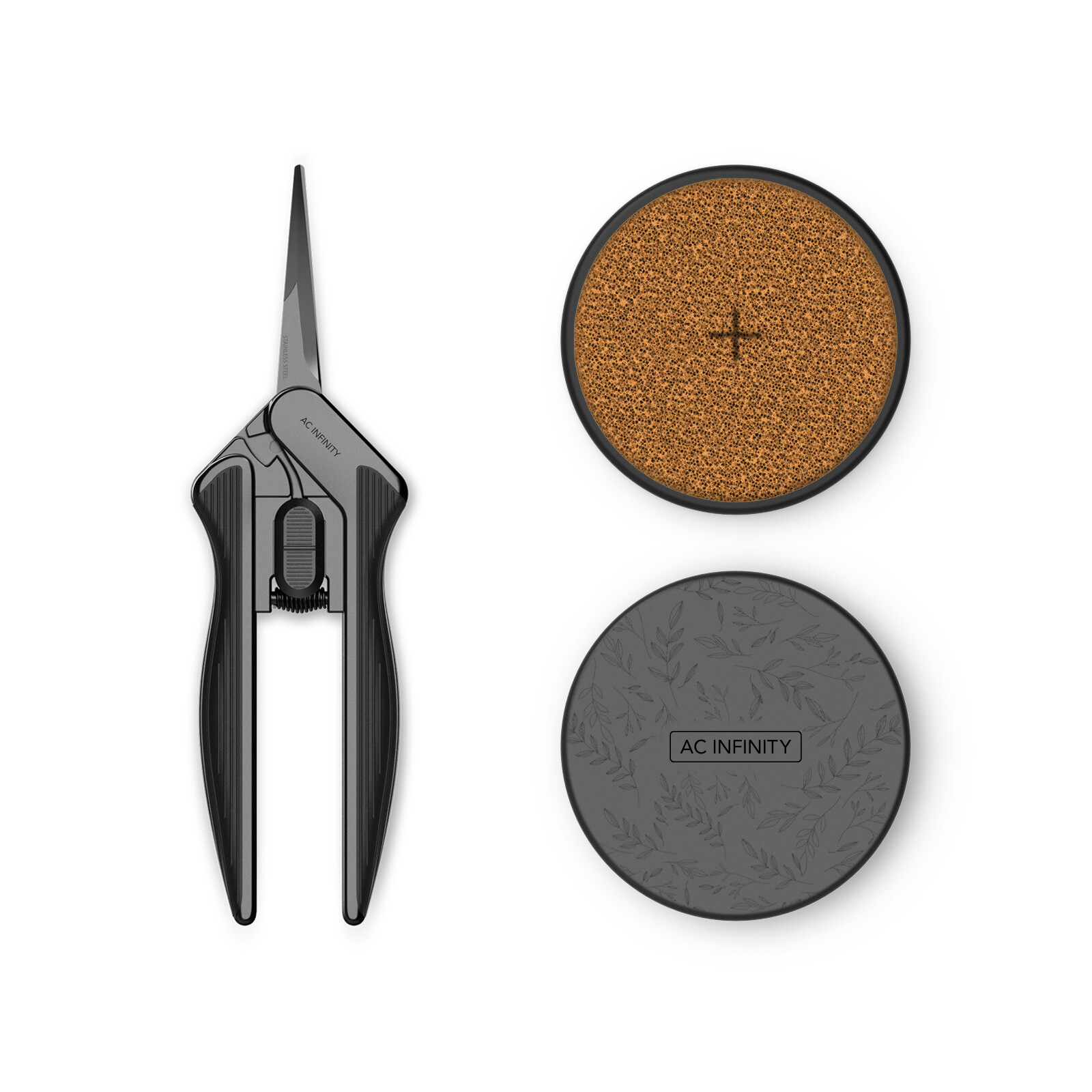 Pruning Shear 6.6" with Cleaning Kit, Lightweight Body with Ergonomic Grip gallery