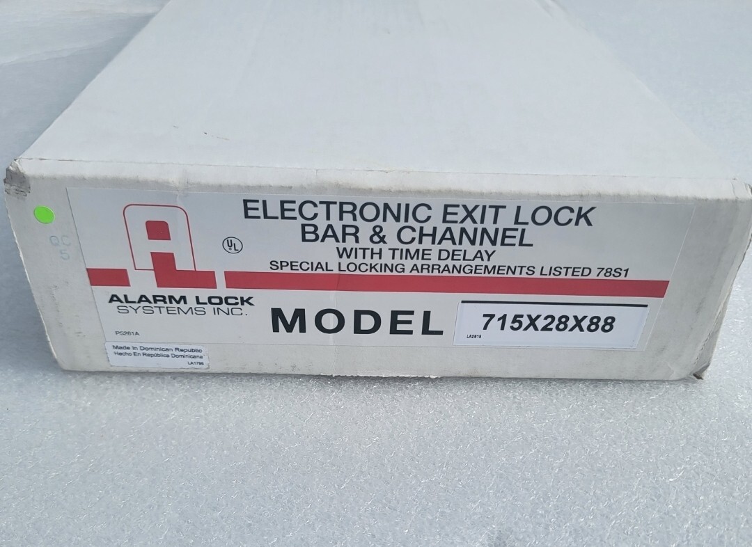 Alarm Lock Systems 715X28x88 Panic Alarm Device,Delayed Egress,95Db gallery