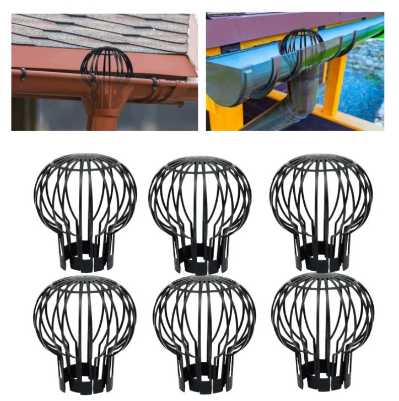 2PCS Downspout Filter Gutter Guard Drain Cover Prevent Leaves & Clogging gallery