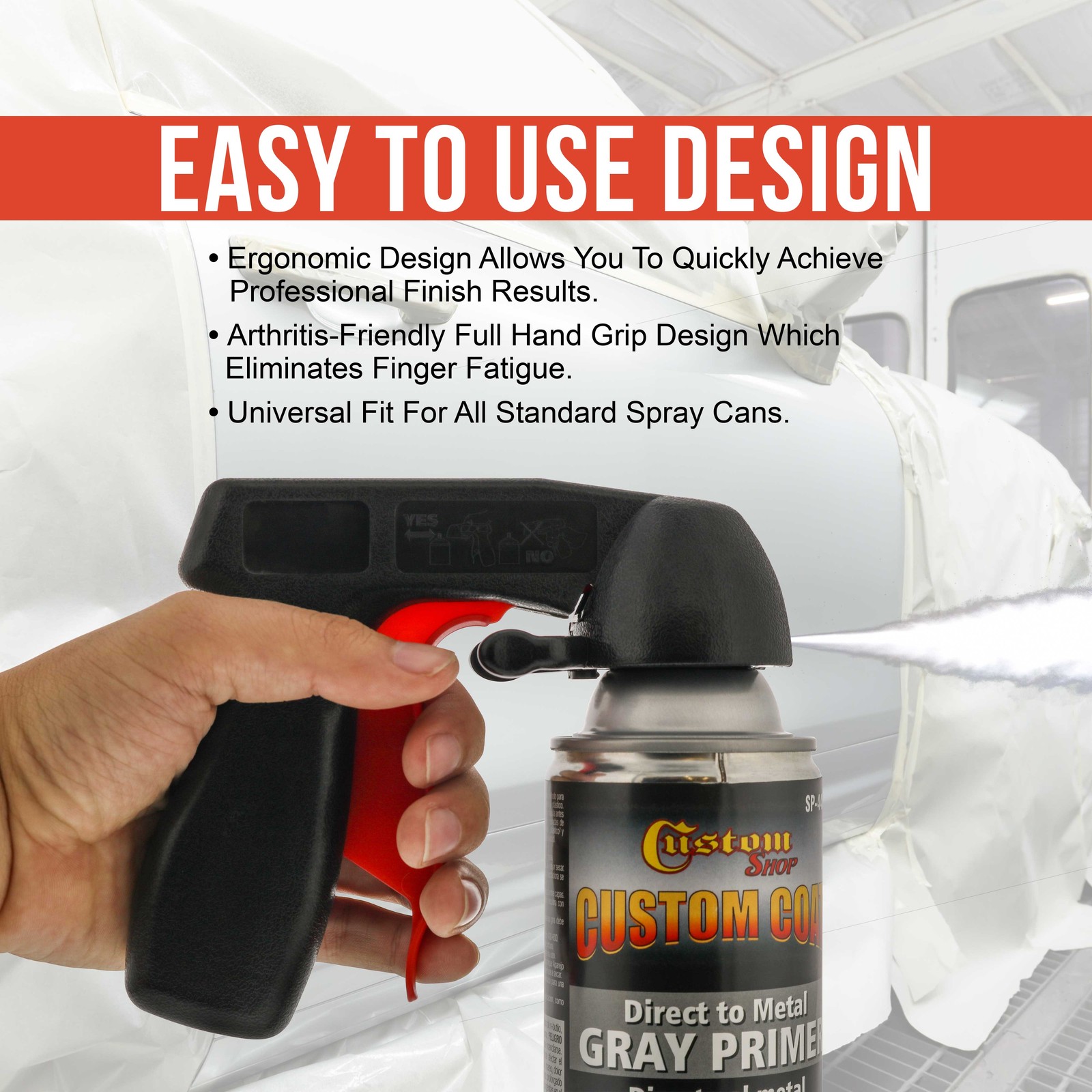 TCP Global Instant Aerosol Trigger - 2 Pack - Ergonomic Design, Universal Fit gallery