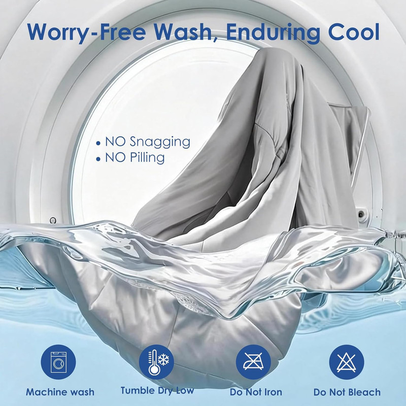 30-Second Cooling Comforter Queen, Summer Blanket for Hot Sleeper | below Zero C gallery