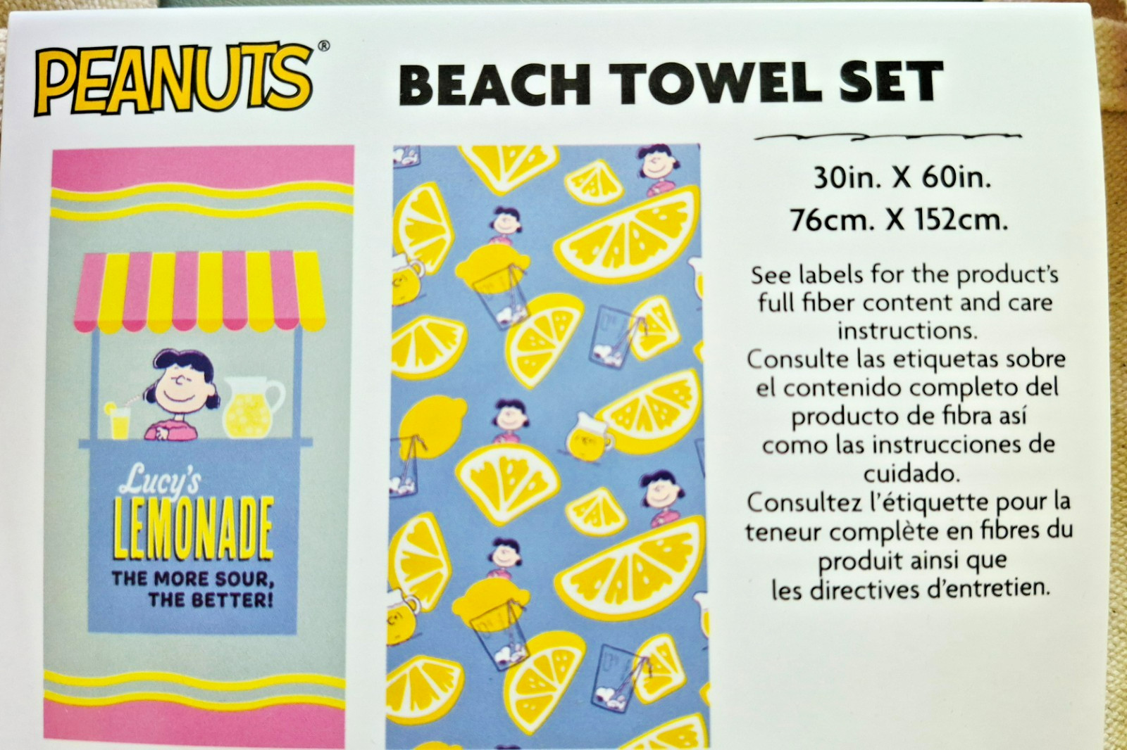 🔥NEW Peanuts Snoopy Yellow🍋 Tote w 30x60in Beach Towels Bundle Deal FASTSHIP🔥 gallery