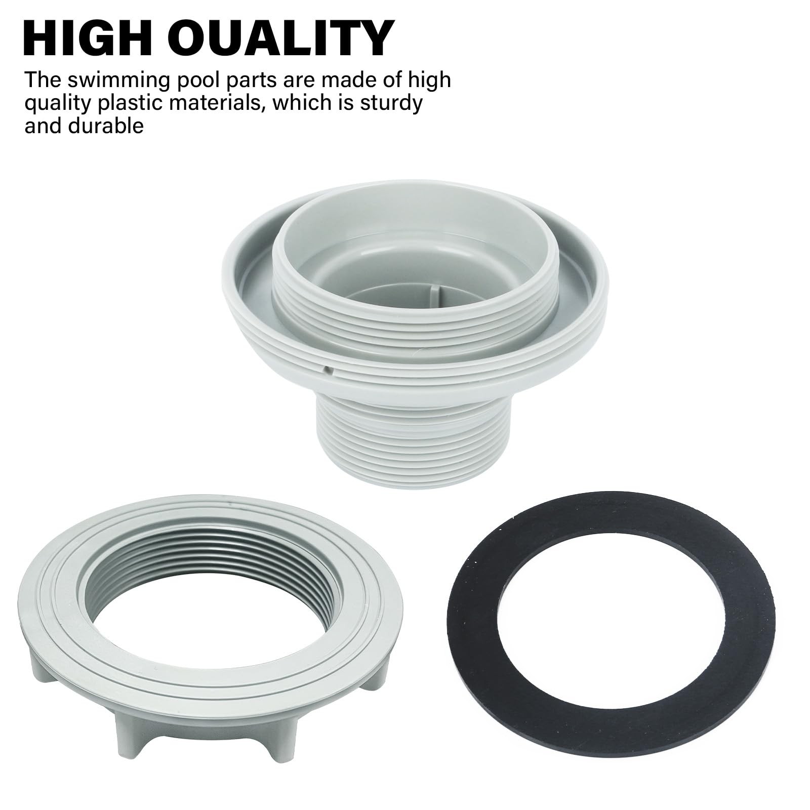 Pool Hose Connector Kit for Intex Drain Fitting Replacement Parts 3 Pieces gallery