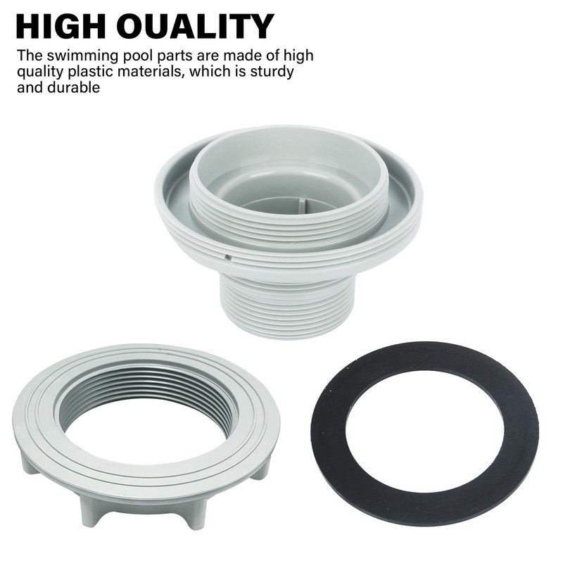Pool Hose Connector Kit for Intex Drain Fitting Replacement Parts 3 Pieces gallery