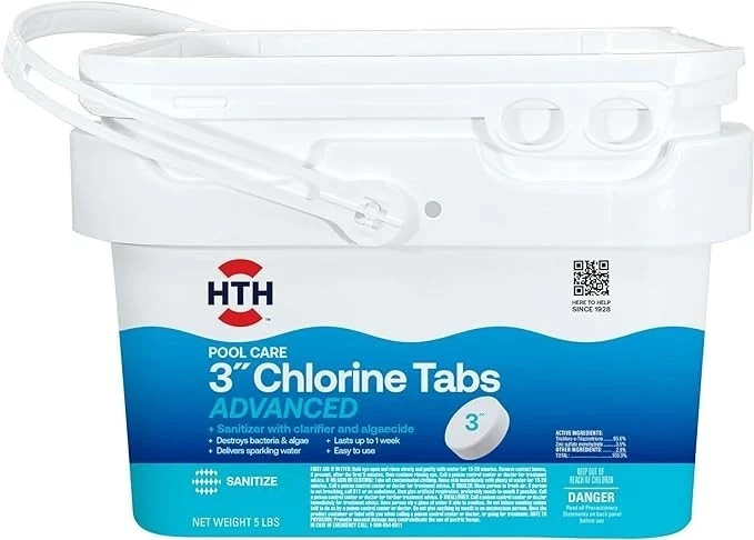 HTH™ Pool Care 3" Chlorine Tabs Advanced gallery