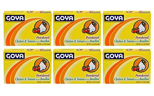 Goya Powdered Chicken & Tomato Flavored Bouillon (6 Pack, Total of 13.5oz) gallery