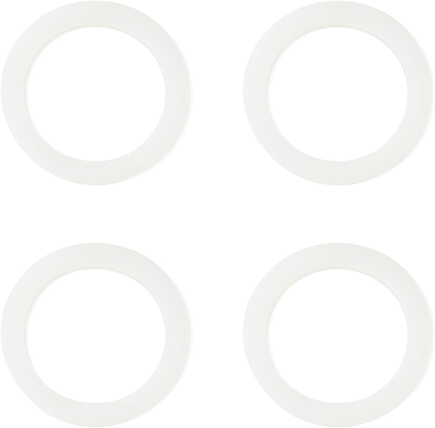 4 Pack Gasket Seal Rings for Bialetti Moka Express Dama 3/4 Cups-Food Grade S... gallery