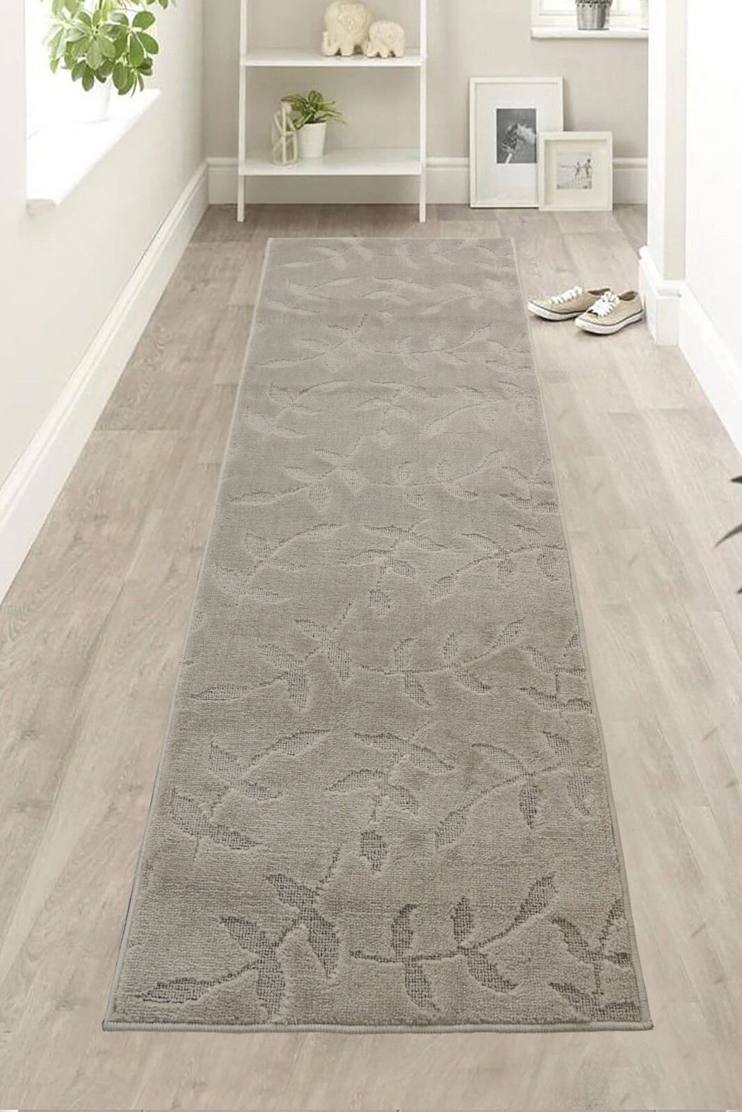 Custom Size Leaves Floral Design Washable Runner Rugs gallery