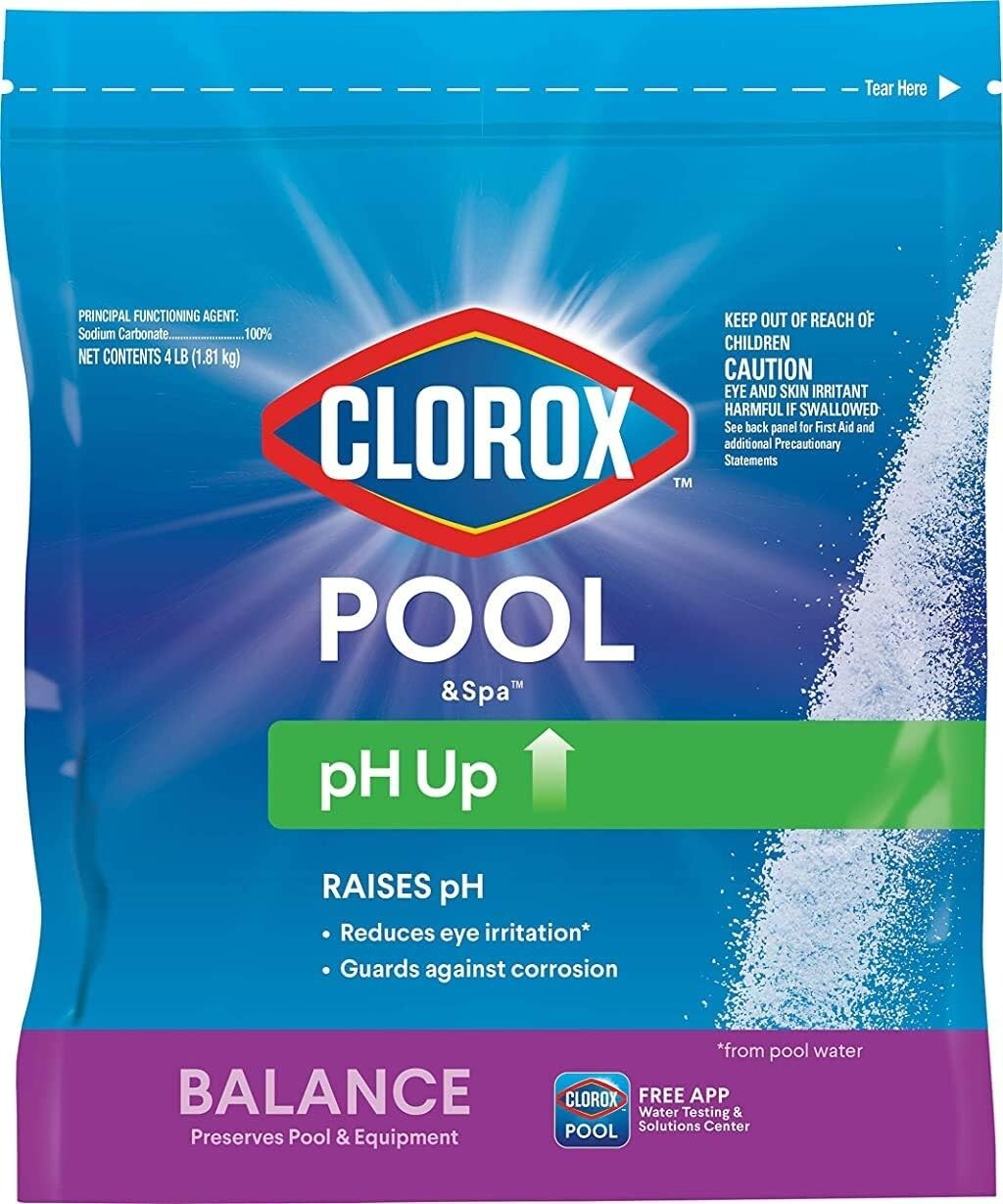 Clorox Pool&Spa Swimming Pool pH Up, Raises pH, Protects Against Eye and Skin gallery