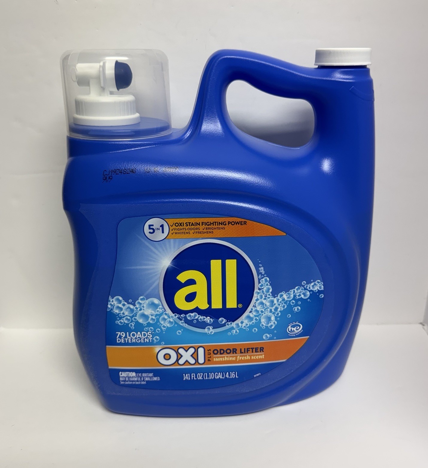 All Liquid Laundry Detergent, 5 In 1 Sunshine Fresh OXI Plus Odor Lifter 141 Oz gallery