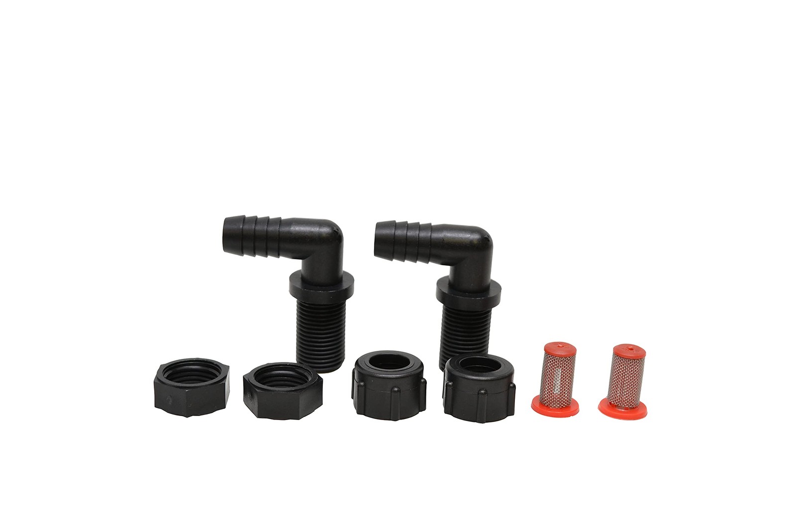 Valley Industries Polypropylene Elbow Nozzle 11/16 inches x 3/8 inches, Black gallery
