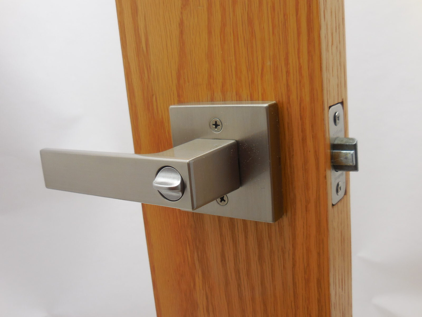 Kwikset Singapore Keyed Entry Lever Satin Nickel 740SAL15SQT #84m gallery