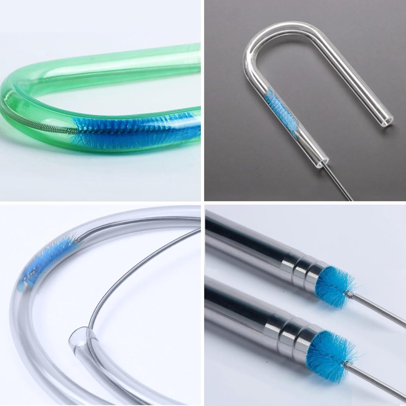 Flexible Long Drain Brush, Double Elastic Ended Nylon Cleaner Hose Tube Pipe Bru gallery