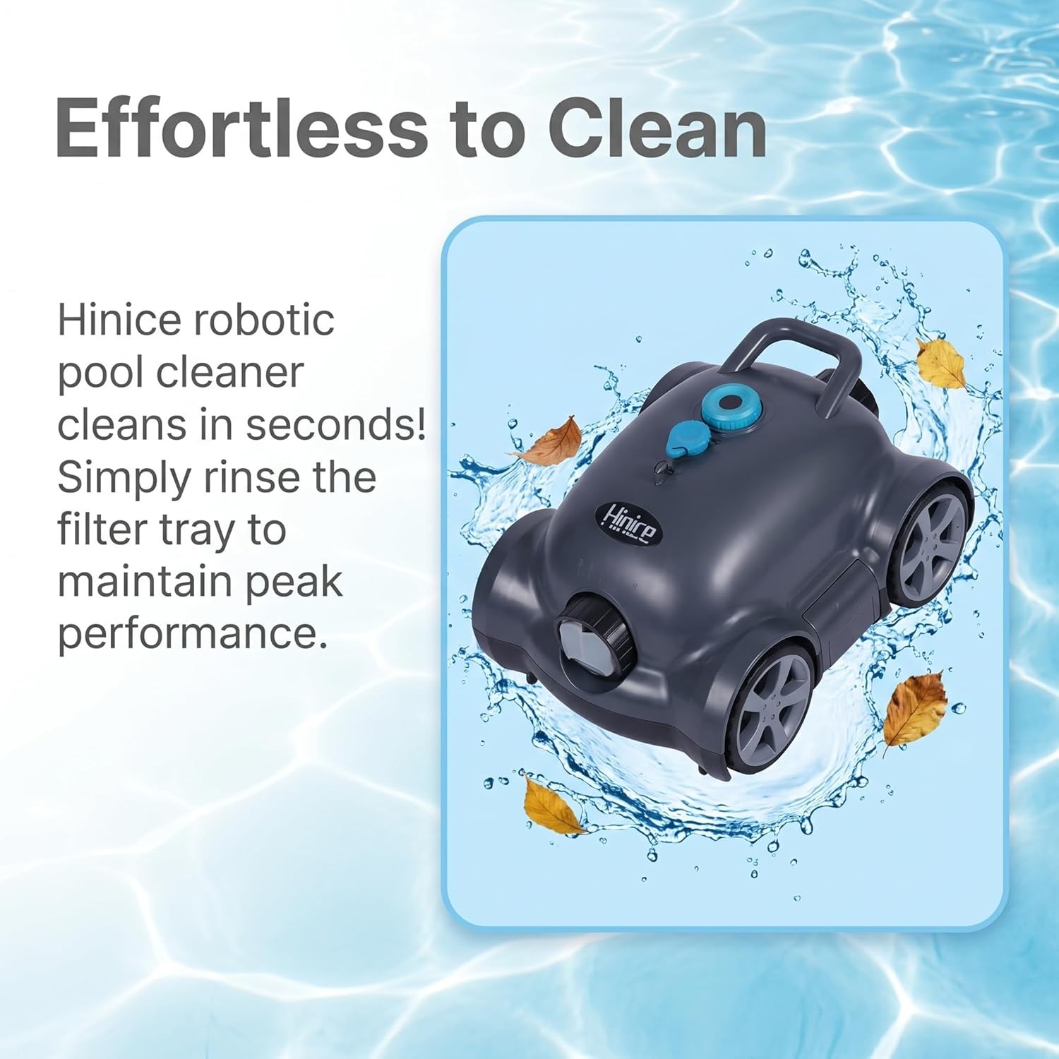 Cordless Robotic Pool Cleaner Inground Above Ground 150 Min gallery