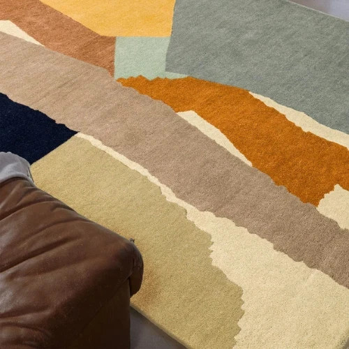 Premium Materials: Our rugs are crafted using high-quality wool Hand tufted 9x15 gallery