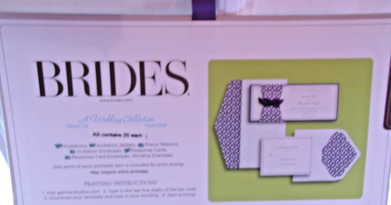 GARTNER Studios #83 "Brides" Premium Wedding Invitation Kit, pkg. 25 - See Below gallery
