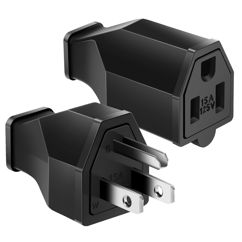 Extension Cord Replacement Plugs - 125V, 15A for Easy Repairs gallery