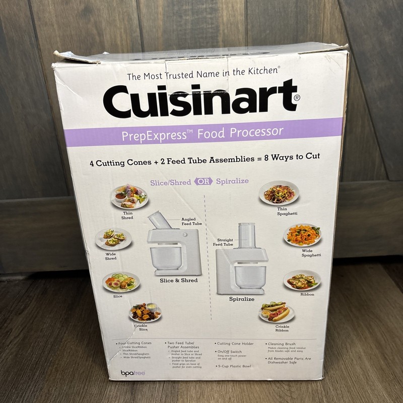 Cuisinart SSL-100 Prep Express Slice Shred Spiralizer Food Processor White gallery