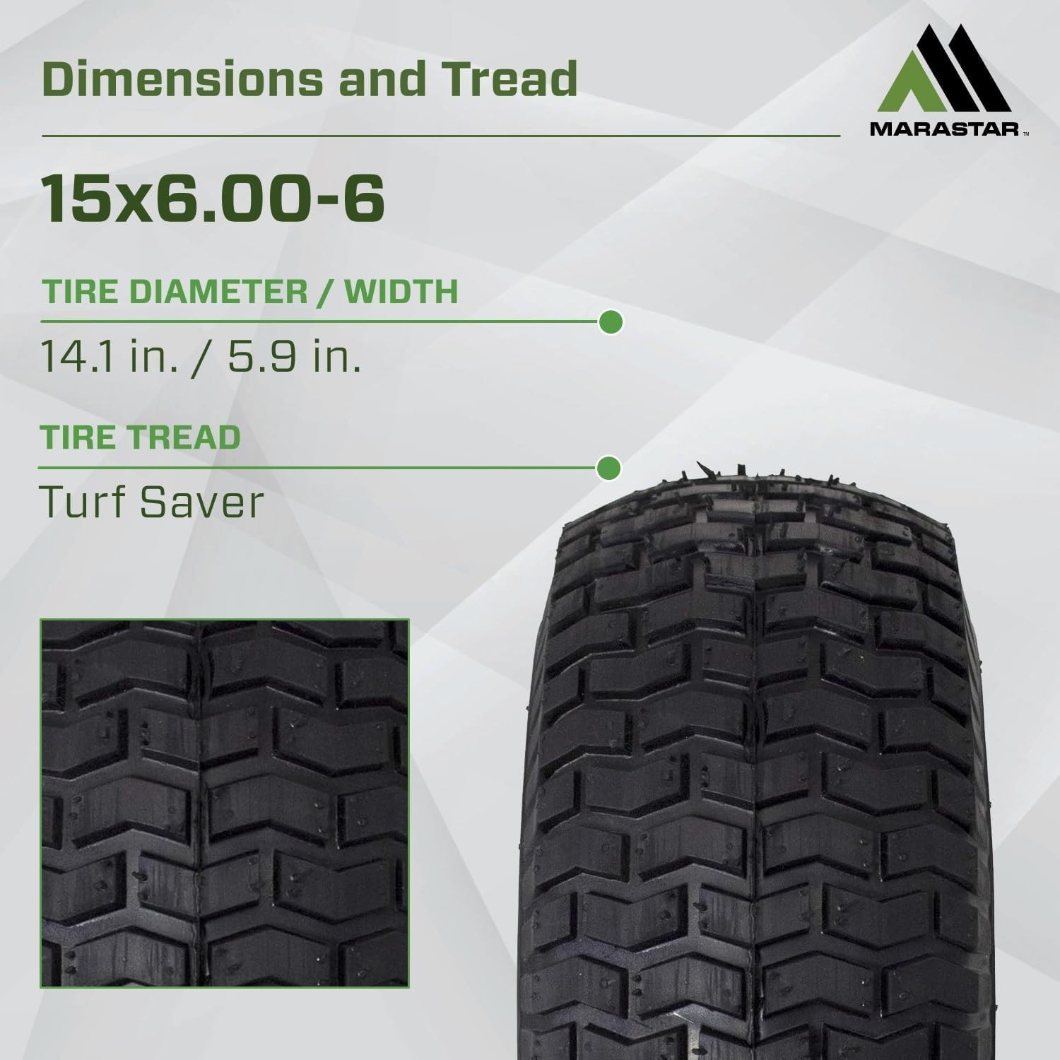 2 Front Wheel Tire Craftsman LT2000 LT3000 YT4500 CubCadet LTX1040 Snapper LT200 gallery