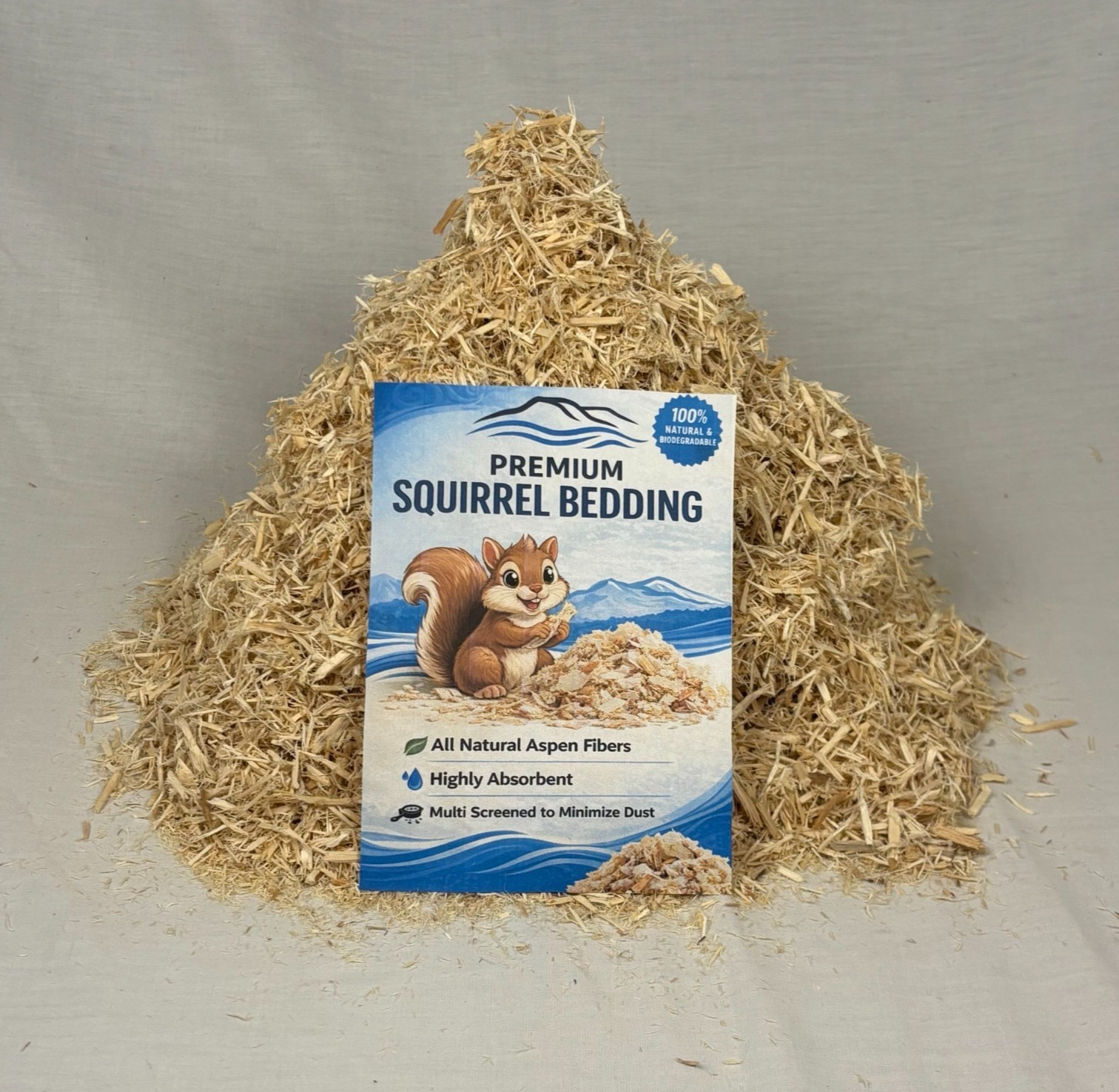 Squirrel House Nesting Box Bedding Fresh Fluffy Comfy Nesting Aspen Shaving gallery