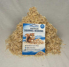 Squirrel House Nesting Box Bedding Fresh Fluffy Comfy Nesting Aspen Shaving