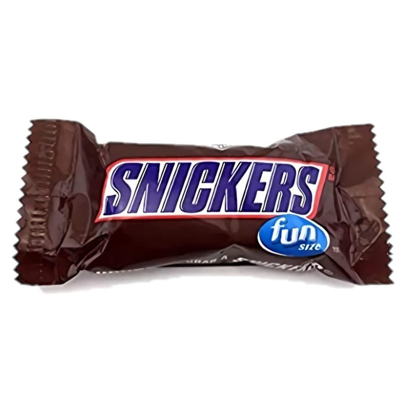 SNICKERS Milk Chocolate, Fun Size Candy Bars, Individually Wrapped (2 Pounds) gallery