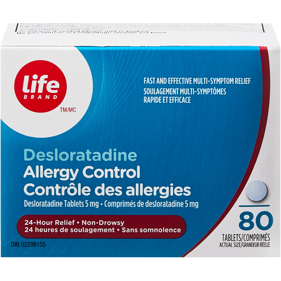 Life Brand Desloratadine Allergy Control 80 Tablets gallery