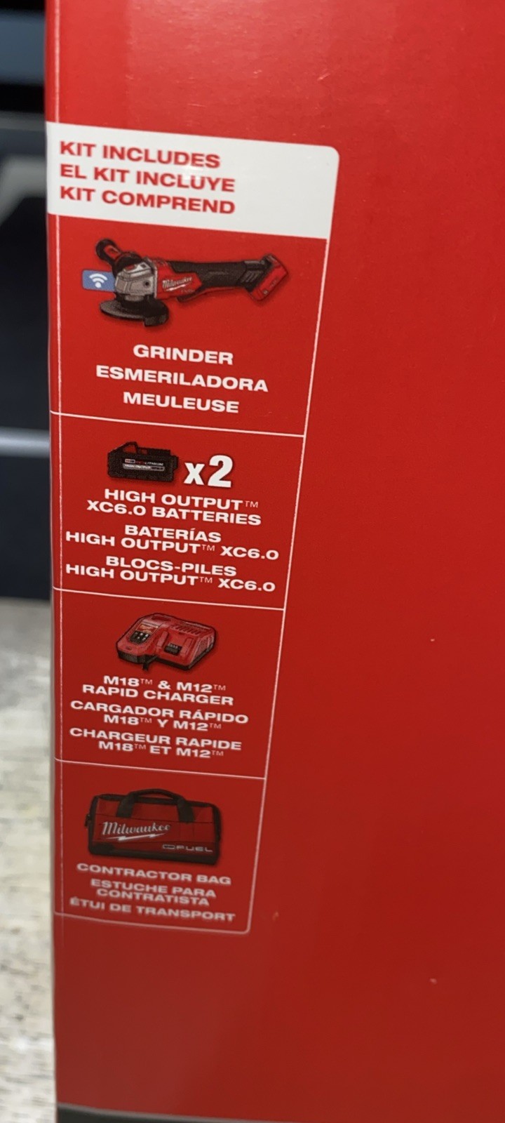 Milwaukee Tool 2882-22 M18 Fuel 4-1/2 In. / 5 In. Braking Grinder With One-Key gallery