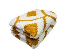 Artemis Luxury Geometric Throw Blanket Very Soft Boho 70s Retro Vintage Decor