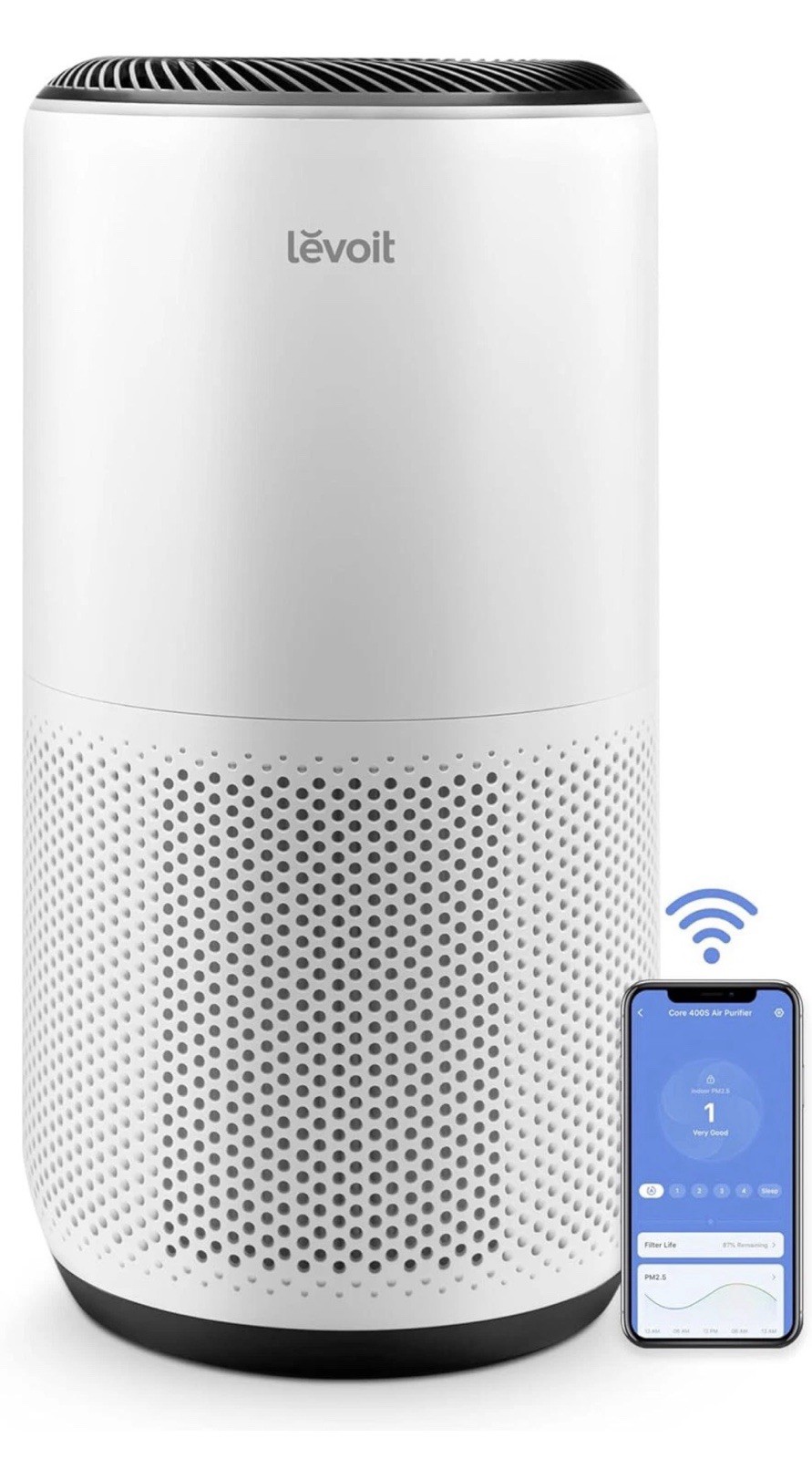 LEVOIT Air Purifiers for Home Large Room Up to 1980 Ft² in 1 Hr Core 400S-P gallery